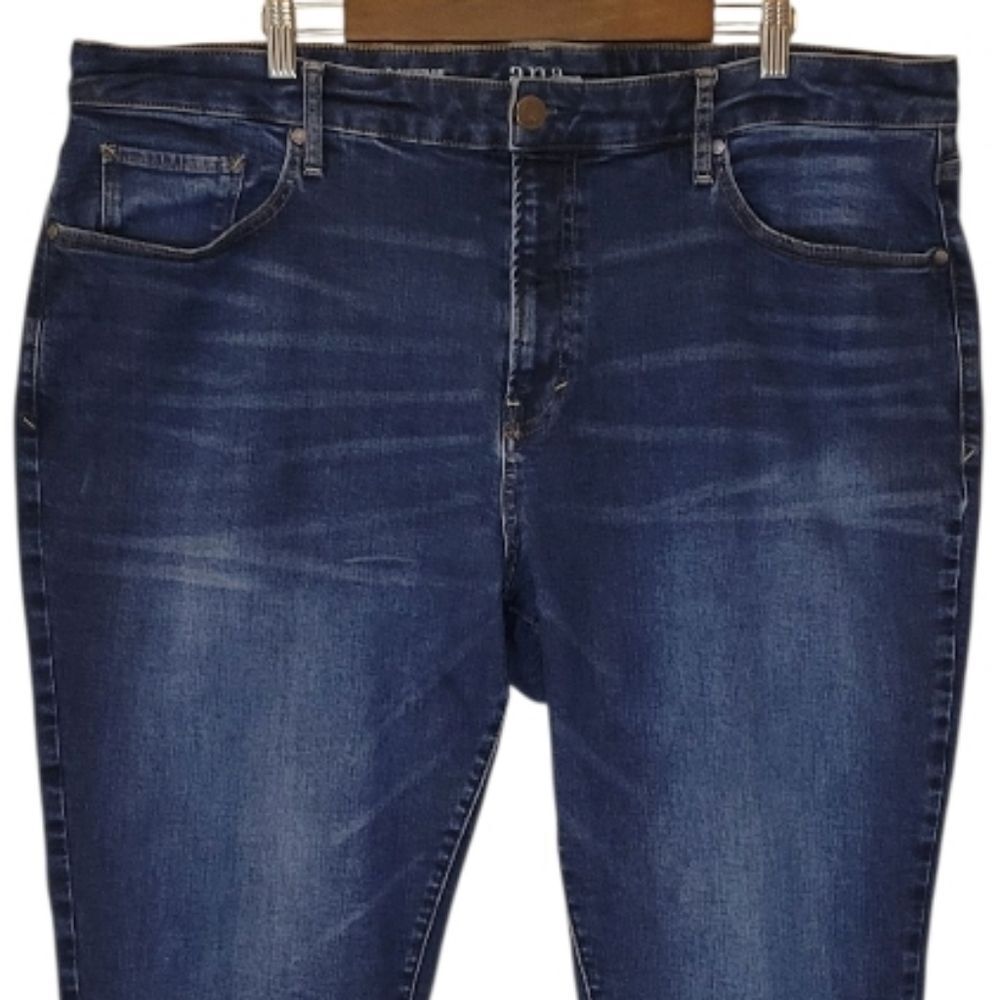 Ana New Apparel High-Waist Straight Leg Blue Jeans Size 24W - Picture 3 of 6